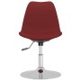 Swivel dining chairs 2 units red red fabric by vidaXL, dining chairs - Ref: Foro24-338328, Price: 151,24 €, Discount: %