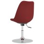 Sillas de comedor giratorias 2 unidades tela rojo tinto de vidaXL, Sillas de comedor - Ref: Foro24-338328, Precio: 151,24 €, ...