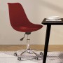 Red fabric swivel dining chair by vidaXL, dining chairs - Ref: Foro24-3085373, Price: 87,97 €, Discount: %