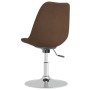 Swivel dining chairs 6 units brown fabric by vidaXL, dining chairs - Ref: Foro24-3085359, Price: 402,53 €, Discount: %