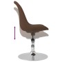 Swivel dining chairs 6 units brown fabric by vidaXL, dining chairs - Ref: Foro24-3085359, Price: 402,53 €, Discount: %