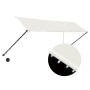 Retractable awning with cream-colored LED lights 350x150 cm by vidaXL, Awnings - Ref: Foro24-145926, Price: 64,86 €, Discount: %