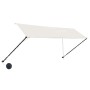 Retractable awning with cream-colored LED lights 350x150 cm by vidaXL, Awnings - Ref: Foro24-145926, Price: 64,86 €, Discount: %