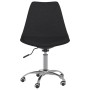 Swivel dining chairs 2 units black fabric by vidaXL, dining chairs - Ref: Foro24-338349, Price: 127,96 €, Discount: %