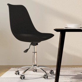 Swivel dining chair, black fabric by vidaXL, dining chairs - Ref: Foro24-3085372, Price: 126,87 €, Discount: %