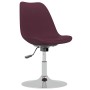 Sillas de comedor giratorias 6 unidades tela morada de vidaXL, Sillas de comedor - Ref: Foro24-3085364, Precio: 401,14 €, Des...