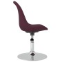 Sillas de comedor giratorias 6 unidades tela morada de vidaXL, Sillas de comedor - Ref: Foro24-3085364, Precio: 401,14 €, Des...