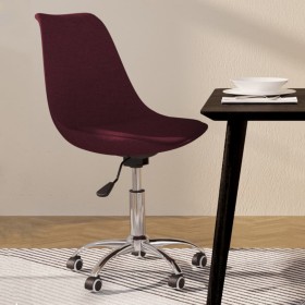 Silla de comedor giratoria tela morada de vidaXL, Sillas de comedor - Ref: Foro24-3085375, Precio: 94,27 €, Descuento: %