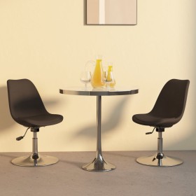 Swivel dining chairs, 2 units, dark brown fabric by vidaXL, dining chairs - Ref: Foro24-338324, Price: 142,93 €, Discount: %