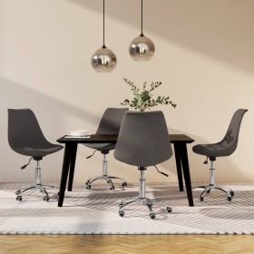 Swivel dining chairs 4 units dark gray fabric by vidaXL, dining chairs - Ref: Foro24-3085378, Price: 215,99 €, Discount: %