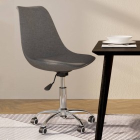 Light gray fabric swivel dining chair by vidaXL, dining chairs - Ref: Foro24-3085368, Price: 90,99 €, Discount: %