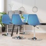 Swivel dining chairs 4 units PP blue by vidaXL, dining chairs - Ref: Foro24-338278, Price: 176,24 €, Discount: %