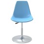 Swivel dining chairs 4 units PP blue by vidaXL, dining chairs - Ref: Foro24-338278, Price: 176,24 €, Discount: %