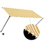 Retractable awning with yellow and white LED 250x150 cm by vidaXL, Awnings - Ref: Foro24-145910, Price: 52,42 €, Discount: %