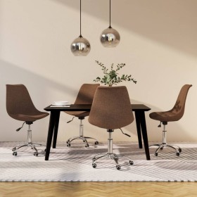 Swivel dining chairs 4 units taupe fabric by vidaXL, dining chairs - Ref: Foro24-3085387, Price: 226,27 €, Discount: %