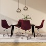 Swivel dining chairs 4 units purple fabric by vidaXL, dining chairs - Ref: Foro24-3085386, Price: 325,34 €, Discount: %