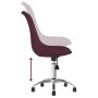 Swivel dining chairs 4 units purple fabric by vidaXL, dining chairs - Ref: Foro24-3085386, Price: 325,34 €, Discount: %