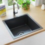 Handmade kitchen sink black stainless steel by vidaXL, Sinks - Ref: Foro24-145083, Price: 110,24 €, Discount: %