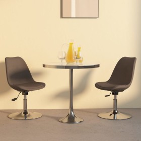 Sillas de comedor giratorias 2 unidades tela gris taupé de vidaXL, Sillas de comedor - Ref: Foro24-338334, Precio: 142,99 €, ...