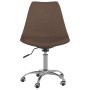 Brown fabric swivel dining chair by vidaXL, dining chairs - Ref: Foro24-3085370, Price: 91,36 €, Discount: %