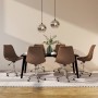 Swivel dining chairs 6 units taupe gray fabric by vidaXL, dining chairs - Ref: Foro24-3085398, Price: 339,99 €, Discount: %