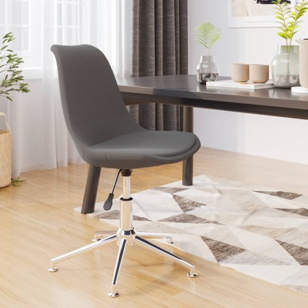 Silla de comedor giratoria tela gris claro de vidaXL, Sillas de comedor - Ref: Foro24-3085401, Precio: 100,87 €, Descuento: %