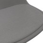 Silla de comedor giratoria tela gris claro de vidaXL, Sillas de comedor - Ref: Foro24-3085401, Precio: 100,87 €, Descuento: %