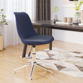 Blue fabric swivel dining chair by vidaXL, dining chairs - Ref: Foro24-3085402, Price: 91,99 €, Discount: %