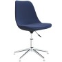 Blue fabric swivel dining chair by vidaXL, dining chairs - Ref: Foro24-3085402, Price: 91,23 €, Discount: %