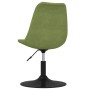 Swivel dining chairs 4 units light green velvet by vidaXL, dining chairs - Ref: Foro24-338377, Price: 217,99 €, Discount: %