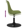 Swivel dining chairs 4 units light green velvet by vidaXL, dining chairs - Ref: Foro24-338377, Price: 217,99 €, Discount: %