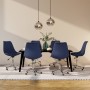 Swivel dining chairs 6 units blue fabric by vidaXL, dining chairs - Ref: Foro24-3085391, Price: 366,15 €, Discount: %