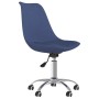 Swivel dining chairs 6 units blue fabric by vidaXL, dining chairs - Ref: Foro24-3085391, Price: 366,15 €, Discount: %