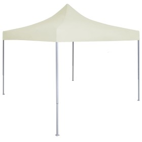 Cream-colored steel professional folding tent 2x2 m by vidaXL, Tents and gazebos - Ref: Foro24-48880, Price: 124,40 €, Discou...