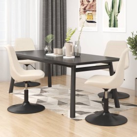 Swivel dining chairs 4 units cream velvet by vidaXL, dining chairs - Ref: Foro24-338389, Price: 223,99 €, Discount: %