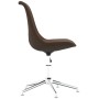 Swivel dining chairs, 4 units, brown fabric by vidaXL, dining chairs - Ref: Foro24-3085408, Price: 252,99 €, Discount: %