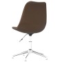 Swivel dining chairs, 4 units, brown fabric by vidaXL, dining chairs - Ref: Foro24-3085408, Price: 252,99 €, Discount: %