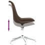 Swivel dining chairs, 4 units, brown fabric by vidaXL, dining chairs - Ref: Foro24-3085408, Price: 252,99 €, Discount: %