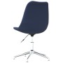 Drehbare Esszimmerstühle, 6 Einheiten, blauer Stoff von vidaXL, Essstühle - Ref: Foro24-3085412, Preis: 383,28 €, Rabatt: %