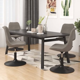 Sillas de comedor giratorias 4 unidades terciopelo gris claro de vidaXL, Sillas de comedor - Ref: Foro24-338391, Precio: 223,...