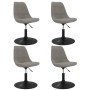 Swivel dining chairs, set of 4, light gray velvet. by vidaXL, dining chairs - Ref: Foro24-338391, Price: 278,82 €, Discount: %