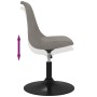 Swivel dining chairs, set of 4, light gray velvet. by vidaXL, dining chairs - Ref: Foro24-338391, Price: 278,82 €, Discount: %