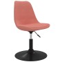 Swivel dining chairs, 4 units, in pink velvet. by vidaXL, dining chairs - Ref: Foro24-338379, Price: 240,10 €, Discount: %