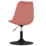 Swivel dining chairs, 4 units, in pink velvet. by vidaXL, dining chairs - Ref: Foro24-338379, Price: 240,10 €, Discount: %