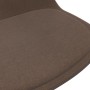 Swivel dining chairs 6 units brown fabric by vidaXL, dining chairs - Ref: Foro24-3085413, Price: 374,82 €, Discount: %