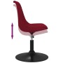 Swivel dining chairs 4 units red velvet by vidaXL, dining chairs - Ref: Foro24-338381, Price: 273,54 €, Discount: %