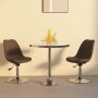 Swivel dining chairs 2 units brown fabric by vidaXL, dining chairs - Ref: Foro24-338322, Price: 174,89 €, Discount: %