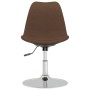 Swivel dining chairs 2 units brown fabric by vidaXL, dining chairs - Ref: Foro24-338322, Price: 174,89 €, Discount: %