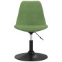 Silla de comedor giratoria 6 uds terciopelo verde claro de vidaXL, Sillas de comedor - Ref: Foro24-3085418, Precio: 360,64 €,...