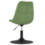 Silla de comedor giratoria 6 uds terciopelo verde claro de vidaXL, Sillas de comedor - Ref: Foro24-3085418, Precio: 360,64 €,...